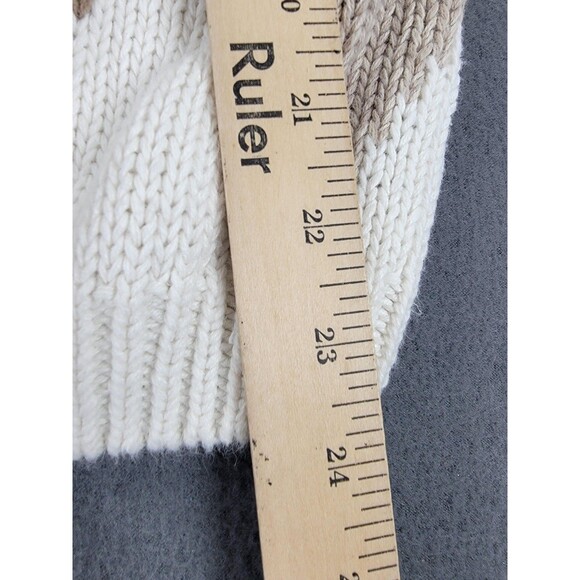 Vintage Milano Design Group Sweater Womens Large Argyle Floral Knit Pullover 90s - Picture 11 of 12